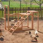 Wooden Chicken Roost Activity Play Multiple Chicken Coop Perches With Swing Toy