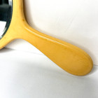     vintage Butterscotch Celluloid Vanity Mirror 1930s Art Deco Beveled Glass    
