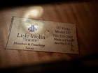 Lisle Violin Model 217 16    Viola   Glasser Ny Bow   Kun Shoulder Rest   Case