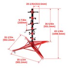 43  Panel Tree Paint Stand W adjustable Post Hang For Auto Body Fender Bumper