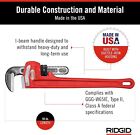 Ridgid 18   Heavy-duty Straight Pipe Wrench - Made In The Usa