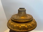 Vintage Antique Ceiling Mounted Light Fixture Metal Trim Ring 6  Diameter