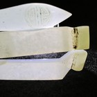 Antique White Jade Brush Rest Set Of 3 With Case 37g Calligraphy Scholar Object