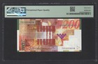 Israel 200 New Sheqalim 2006   5766 P62c Uncirculated Grade 67