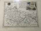 Antique Original Thomas Kitchin Map The County Of Berks Berkshire 1700s Framed