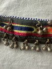 Afghan Kuchi Bracelet Embroidered Fabric  Beads Tribal Bracelet Vtg