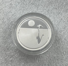 2017 Kangaroo At Sunset  1 999 Fine Silver Proof Ram Coin