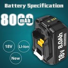 2pack For Makita 18volt 8 0ah Lxt Li-ion Battery Bl1860b Bl1830 Bl1850   Charger