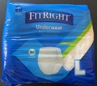 Fitright Adult Disposable Diapers Size Large Unisex 4 Packs Of 20  total 80 