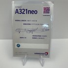 Hawaiian Airlines Airbus A321neo Holographic Card Limited Edition Numbered New