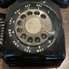 Vintage Western Electric Bell System Black Rotary Dial Phone  untested 