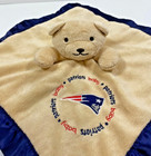 Baby Fanatic New England Patriots Teddy Bear Tan Security Blanket Lovey 13 