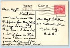 Kingston Jamaica Postcard Returning From Market 1938 Vintage Posted