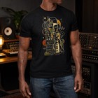 Pablo Picasso Synthesizer Shirt  Analog Modular Synth Keyboard Beat Maker Tee