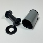 5 Pack 35mm Reloadable Reusable Darkroom Metal Film Cassette Canisters - New