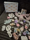 Lace Trims Ribbons Doilie Embellishments Sewing Wreaths Craft Art Supplies Lot