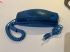 Vintage Conair Pr5001 Transparent Translucent Telephone Phone Blue