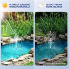 8w Solar Powered Water Fountain Pump With 5ft Tube For Bird Bath Pond Garden New