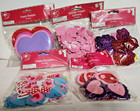 Large Bundle - Heart Themed Foam Stickers  Shapes  Glitter  Letters Brand New