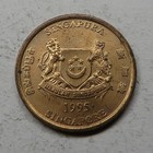 Singapore Cent 1995 Copper Plated Zinc Km 98 Unc