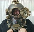 Us Navy Antique Helmet Full Size Divers Diving Helmet Scuba Mark V Gift 18 inch