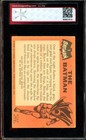 1966 Topps Usa Black Bat Batman  1 The Batman Rc Card Ksa 3 5 Vg  Corner Crease