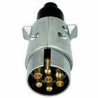 Heavy Duty 7 Pin 12v Electric Trailer Towing Plug Wiring Connector Socket Towbar