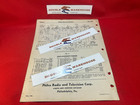 May 1939 Philco Radio Service Bulletin No  322 Models 40-120  40-125
