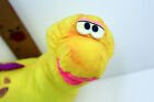 Vtg Fisher Price Plush Puffalump Dino Roar Stegosaurus Dinosaur Yellow Nylon