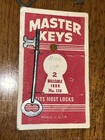 Vintage Old Antique Skeleton Key Lot Of 15 Various Sizes   Shapes Slightly Rusty