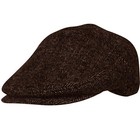 Epoch Wool Blend Herringbone Winter Ivy Cabbie Hat W fleece Earflaps     Dri