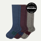 Bombas Men s Everyday Compression Knee High Sock 3-pack  15-20mmhg  Large