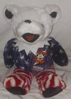 Large 14  Grateful Dead Liquid Blue Teddy Bear Freedom