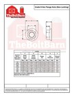 5 16 -18 Grade 8 Smooth Hex Flange Nuts Coarse Black Phos   Oil  pick Qty 