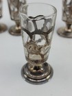 Vintage 925 Sterling Silver Mexico Cordial Liqueur Liquor Shot Glass Lot X6 Pcs