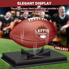 Acrylic Football Display Case Memorabilia Holder With Built In Stand No Assembly