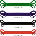 Heavy Duty Resistance Bands  set Of 4   Exercise Pull Up Assist Fitness Workout