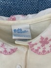 Vtg Babybgosh Oshkosh Bgosh Shirt Collared Flowers Girls 6 Mo Months Baby Yellow
