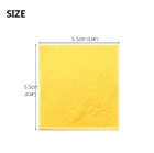 Korea 24k 100  Pure Gold Diy Foil Leaf Paper Food Decors Edible Gilding Crafts