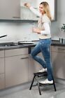 Hafele 2-step Heavy Duty 330lbs Load Capacity Non-slip Folding Stool Steel