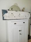 Stunning   C1890 s Antique Best  White Ceiling Tin Wall Decor Tile 4foot  swags 