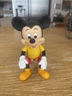 Walt Disney Productions Vintage 1977 Remco Posable Jointed Mickey Mouse Figurine