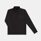 Wool  Prince Ponte Full Zip Jacket  208 Msrp Men   s Size L Black