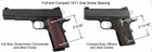 1911 Officer Grips Pearl Compact Size Fits Colt  Springfield  Rock Island