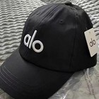 New 2025 Alo Off-duty Black Cap     Adjustable Unisex Yoga Baseball Hat  Freeship