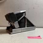 Vintage Polaroid Sx-70 Sonar Onestep Black Silver Built-in Flash Instant Camera