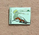 Vintage Colorado Ski Souvenir Extreme Skiing Slide Hat Jacket Lapel Pin