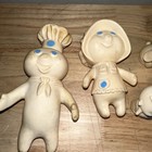 Vtg  74 Pillsbury Dough Boy Advertising Finger Puppets Lot Of 6 - One Paint Loss