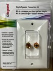 Qty 12 Legrand Single Speaker Connection Kits  Wall Box Mounts  F9006-wh-v1