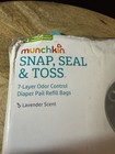 Munchkin Arm   Hammer Snap  Seal   Toss 7-layer Odor Control Diaper Pail Refill